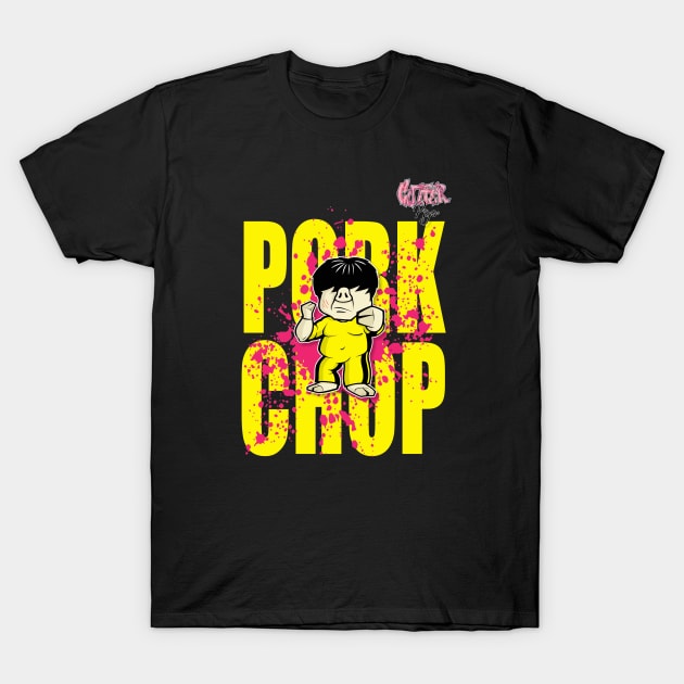 Gutter Pigs Pork Chop T-Shirt by GutterPigs